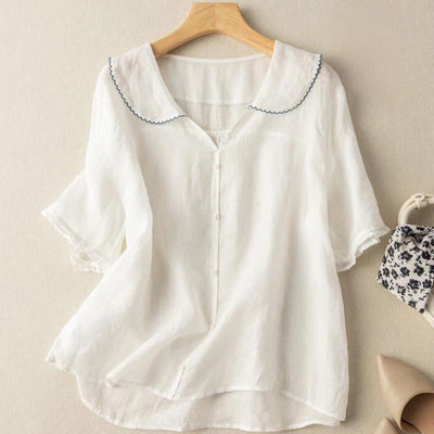 Fenella – Scallop Collar Blouse