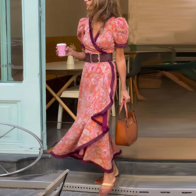 Rose Bennett | Elegant Pink Maxi Dress