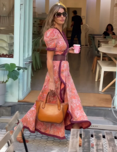 Rose Bennett | Elegant Pink Maxi Dress