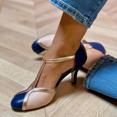 Alessia™ | Colourful and Comfortable T-Strap Shoes