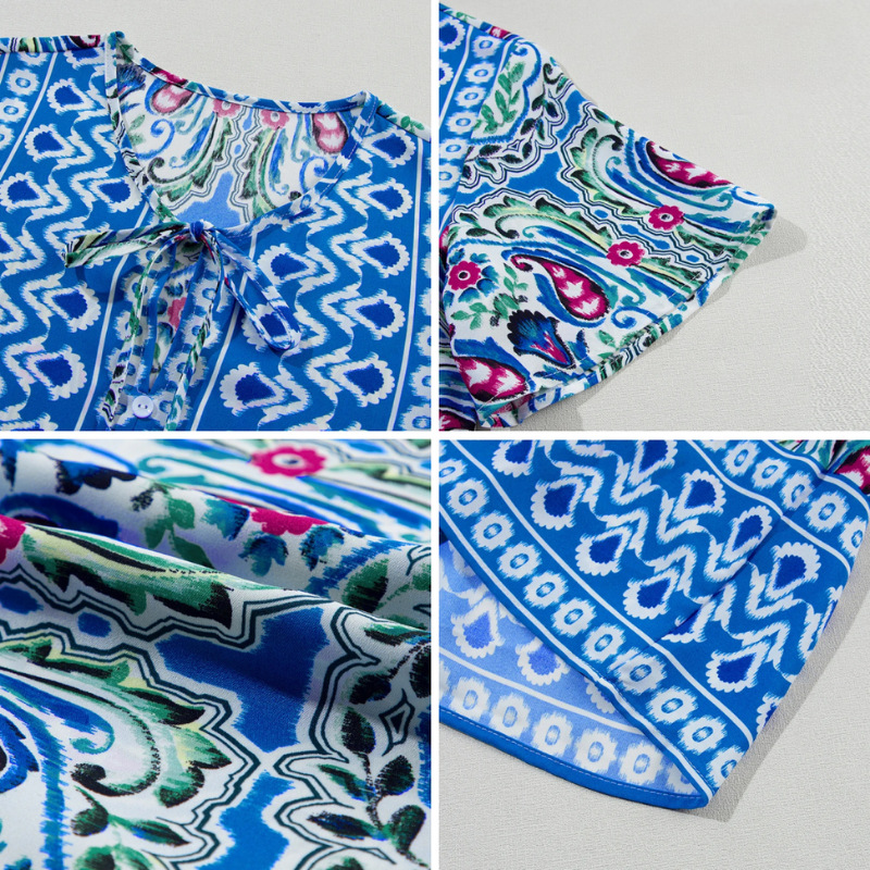 Amaris – Printed Boho Tunic Dress