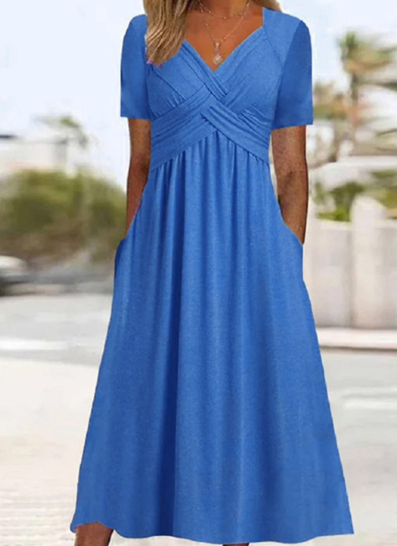 Monica | Stylish Crossover Dress