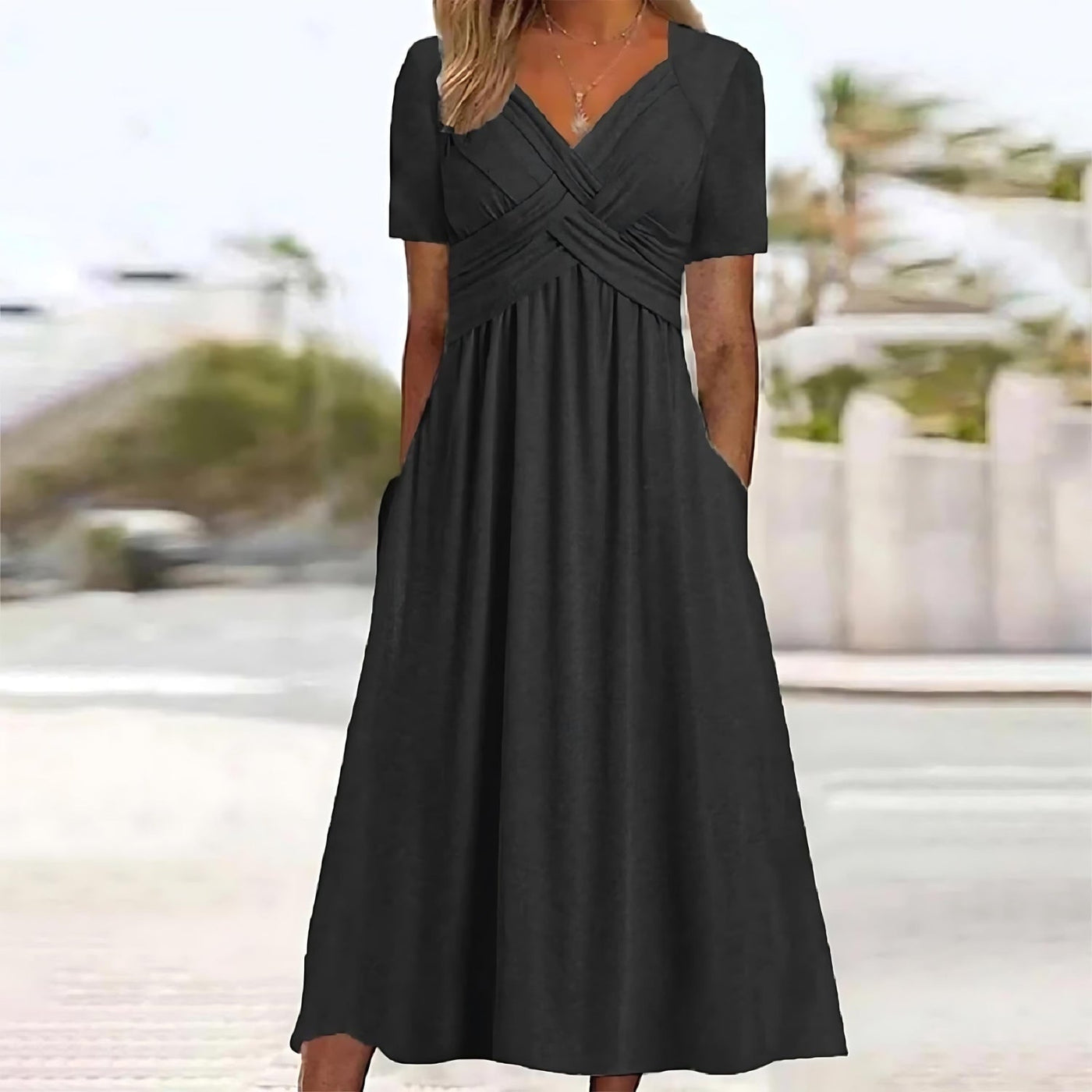 Elina – Elegant Midi Dress