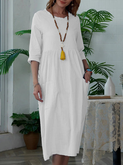 Meta – Relaxed Pocket Midi Dress