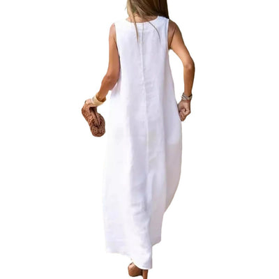 Hannelore – Sleeveless V-Neck Maxi Dress