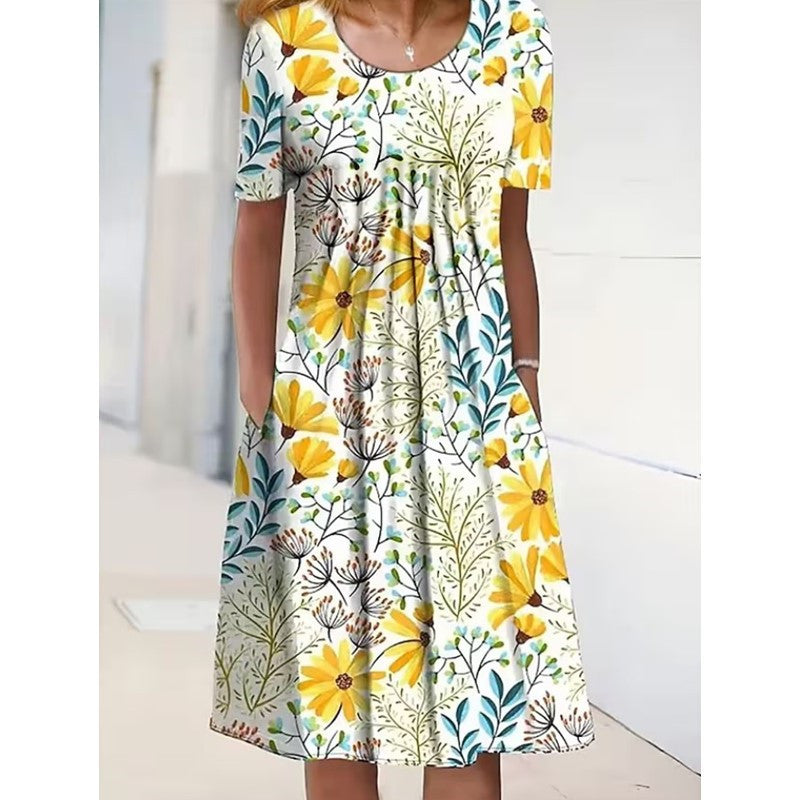 Harriet – Relaxed Floral Pocket Dress
