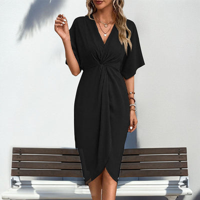 Sedra – Twist Front Midi Dress