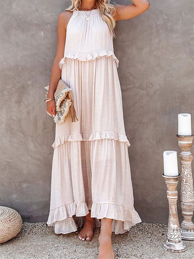 Aureliah – Tiered Ruffle Maxi Dress