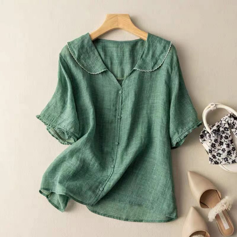 Fenella – Scallop Collar Blouse