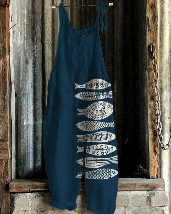 Lemoine™ | Japanese Art Fish Jumpsuit