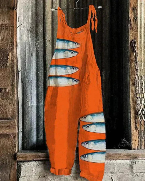 Lemoine™ | Ocean Sardine Art Jumpsuit