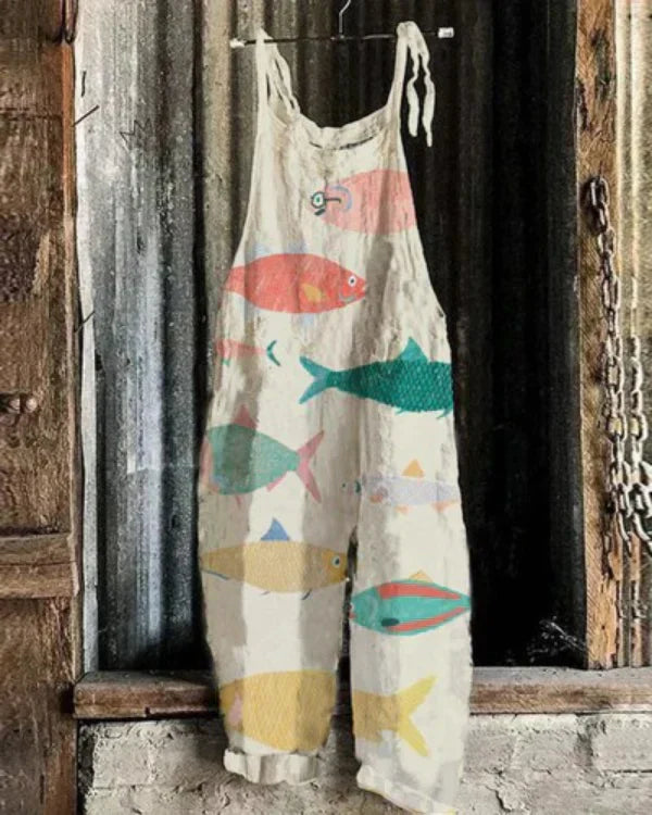 Lemoine™ | Japanese Art Sardine Jumpsuit
