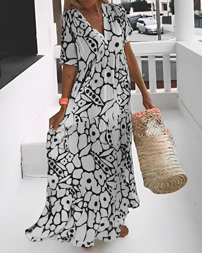 Lillie – Floral Print Maxi Dress