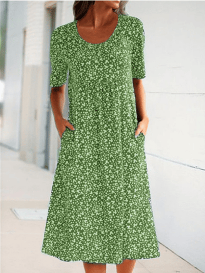 Hailee – Floral Pocket Midi Dress