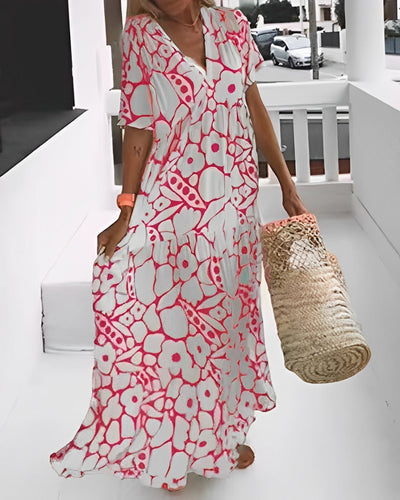 Lillie – Floral Print Maxi Dress